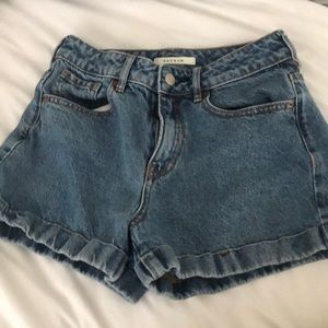 pacsun high waisted mom shorts!